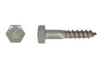 Houtdraadbout | RVS | 6 x 30 mm